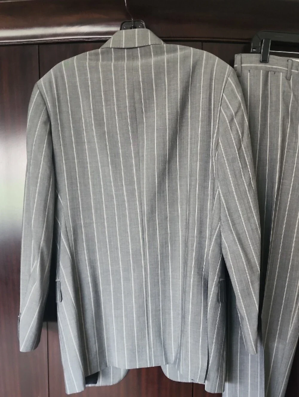 Canali Grey Pinstripe Two-Piece Suit